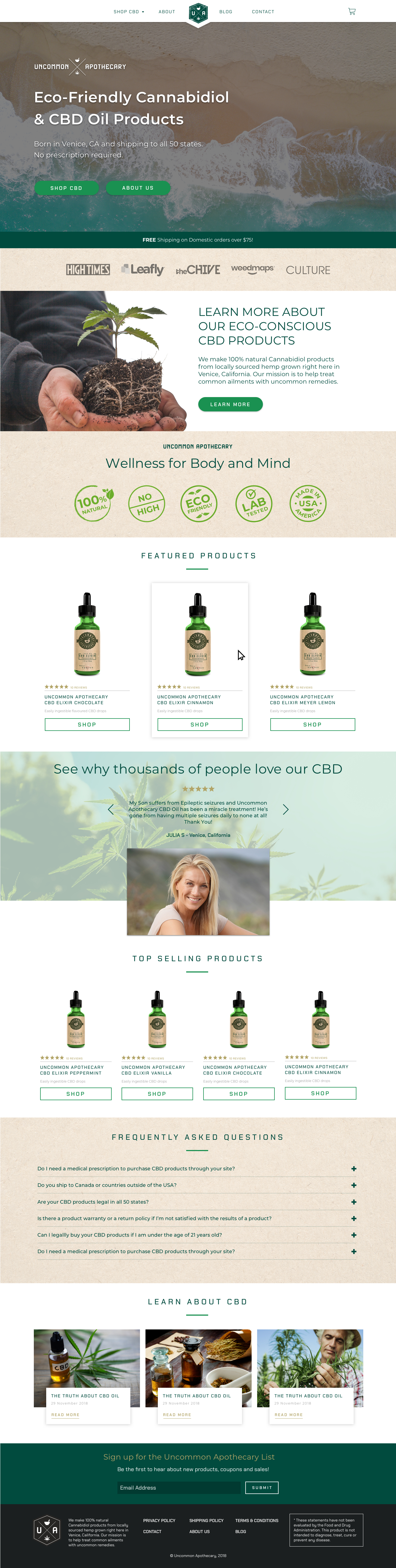 CBD oil website